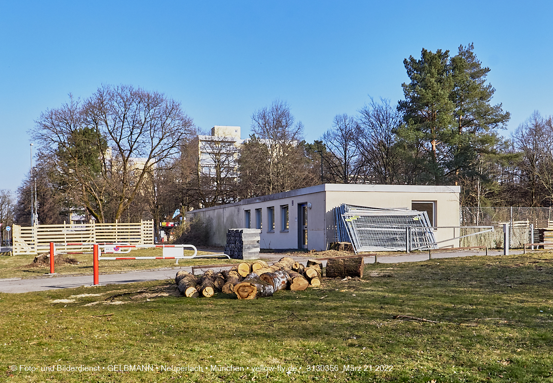 21.03.2022 - Baustelle am Haus für Kinder in Neuperlach